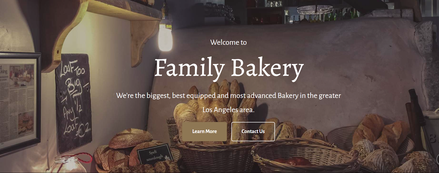 Bakery Website